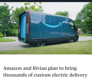 亚马逊结束和Rivian合作 Rivian主营电动送货车-物流之家