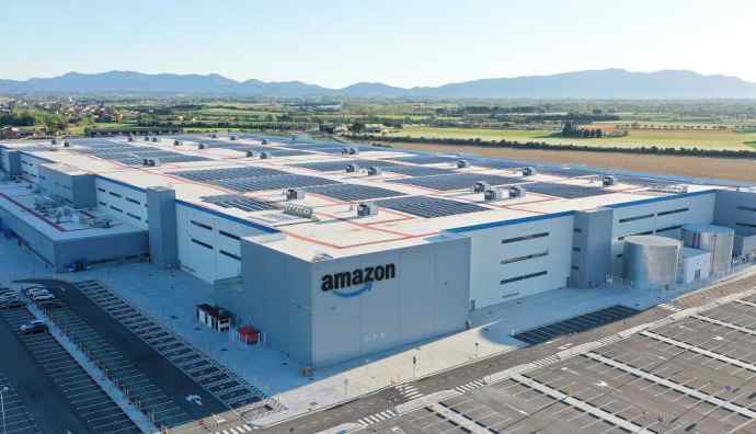 亚马逊西班牙赫罗纳的新机器人配送中心投入使用-物流之家