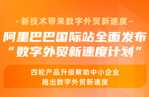 阿里巴巴国际站发布“数字外贸新速度计划” 助力中小企业数字化出海-物流之家