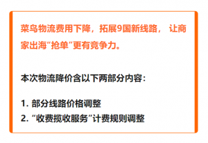 速卖通下调“菜鸟特货专线-超级经济”线路运费-物流之家