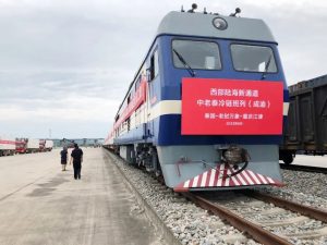 中老泰冷链直达跨境班列首发榴莲专列 到达重庆小南垭物流中心-物流之家