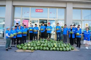 中通快递百色田阳网点 开展夏日送清凉活动-物流之家