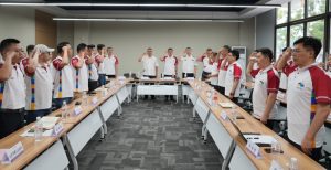 圆通华东大区区总经理朱继红 带领32家分公司负责人 为服务亚运会许下庄重誓言-物流之家