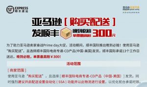 亚马逊Prime day大促期间 顺丰国际推出晚到必赔服务 承诺在13个工作日送达-物流之家