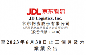 京东物流发布第二季度财务报告 收入410亿元 净利润5.08亿元-物流之家