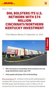 DHL对始发于美国的货件 总体费率上调5.9%-物流之家