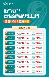 云途物流上线新服务 覆盖亚非九国-物流之家