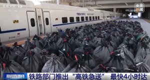 中铁快运:“双11”电商网购高峰期 当天发送货物3607.7吨-物流之家