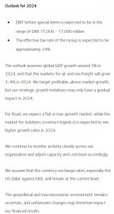 DSV 2023年第四季度收入逾365亿丹麦克朗-物流之家