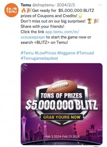 财大气粗,拼多多TEMU重返美国超级碗-物流之家