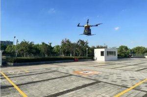 韵达快递仓前网点首条无人机航线开启常态化运行-物流之家