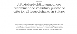 马士基拟溢价收购Svitzer剩余股份-物流之家