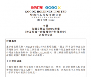 快狗打车拟1192.26万港元全资收购必事达资讯科技-物流之家