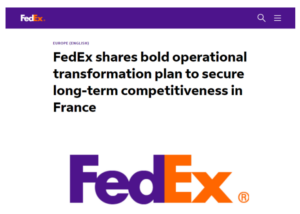 联邦快递重组法国物流业务 投入最高7800万欧元-物流之家